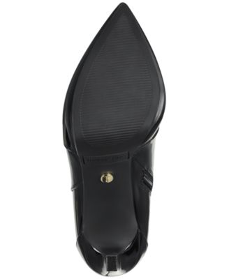 THALIA SODI Womens Black 3/4" Platform Comfort Trixi Pointy Toe Stiletto Zip-Up Dress Heeled Boots M