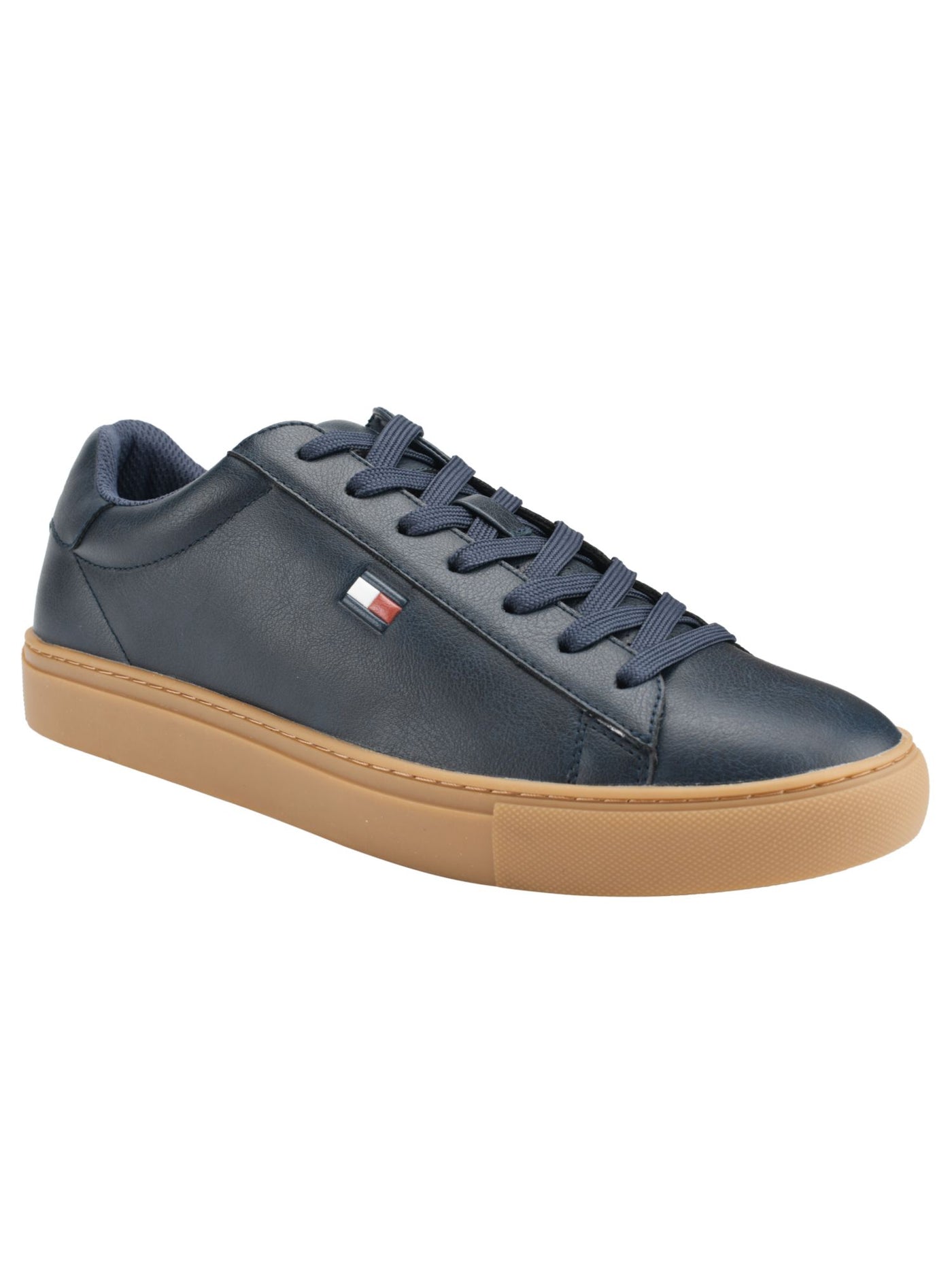 TOMMY HILFIGER Mens Navy Cushioned Brecon Round Toe Lace-Up Sneakers Shoes 7