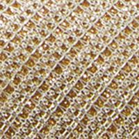 MICHAEL MICHAEL KORS Womens Gold Glitter Logo Hardware Padded Alina Pointed Toe Stiletto Slip On Dress Pumps Shoes