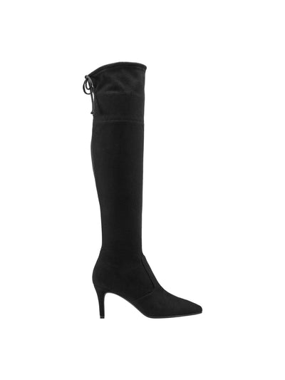 BANDOLINO Womens Black Galyce Pointy Toe Kitten Heel Zip-Up Dress Boots 9 M
