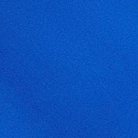 DKNY Womens Blue Zippered Twist Front Godet Panel Hem Short Sleeve Asymmetrical Neckline Above The Knee Party Fit + Flare Dress