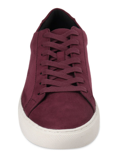 ALFANI Mens Burgundy Comfort Grayson Round Toe Platform Lace-Up Athletic Sneakers Shoes 9.5 M