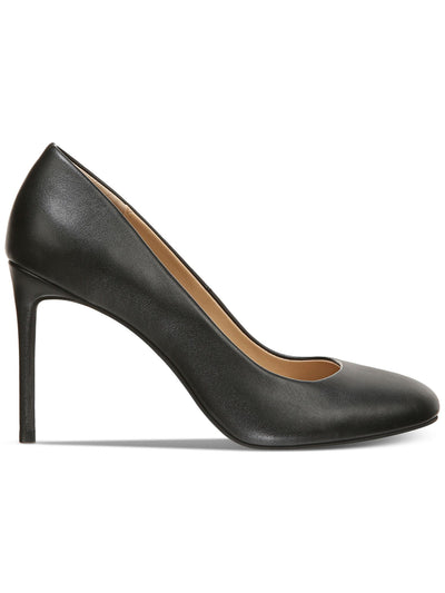 INC Womens Black Flexible Sole Cushioned Laurenne Round Toe Stiletto Slip On Dress Pumps Shoes 8 M