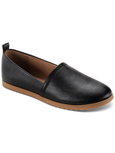 STYLE & COMPANY Womens Black Heel Pull-Tab Goring Cushioned Nolaa Round Toe Slip On Loafers Shoes 8 M