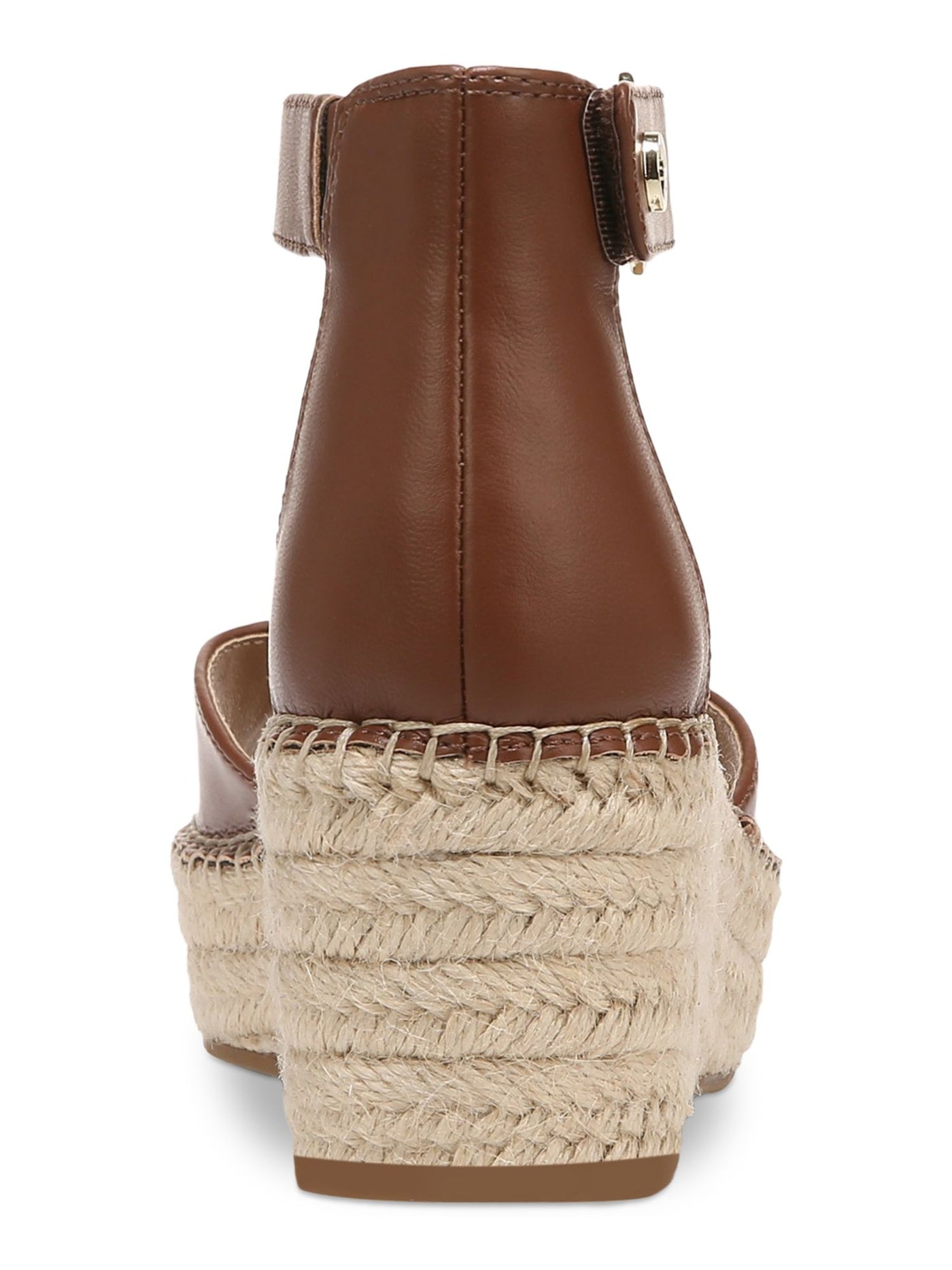 GIANI BERNINI Womens Brown 1" Platformcushioned T-Strap Goring Caylaa Open Toe Wedge Espadrille Shoes 9 M