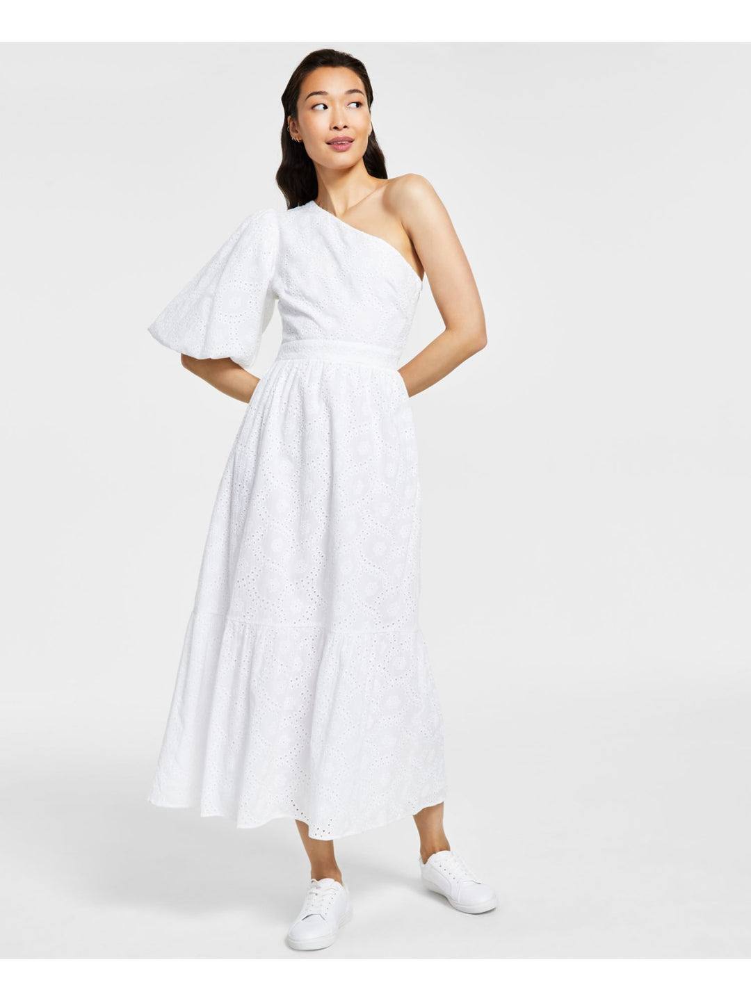 rachel roy fit and flare dress Rachel Rachel Roy Womens Cotton Eyelet Maxi Dress White 0