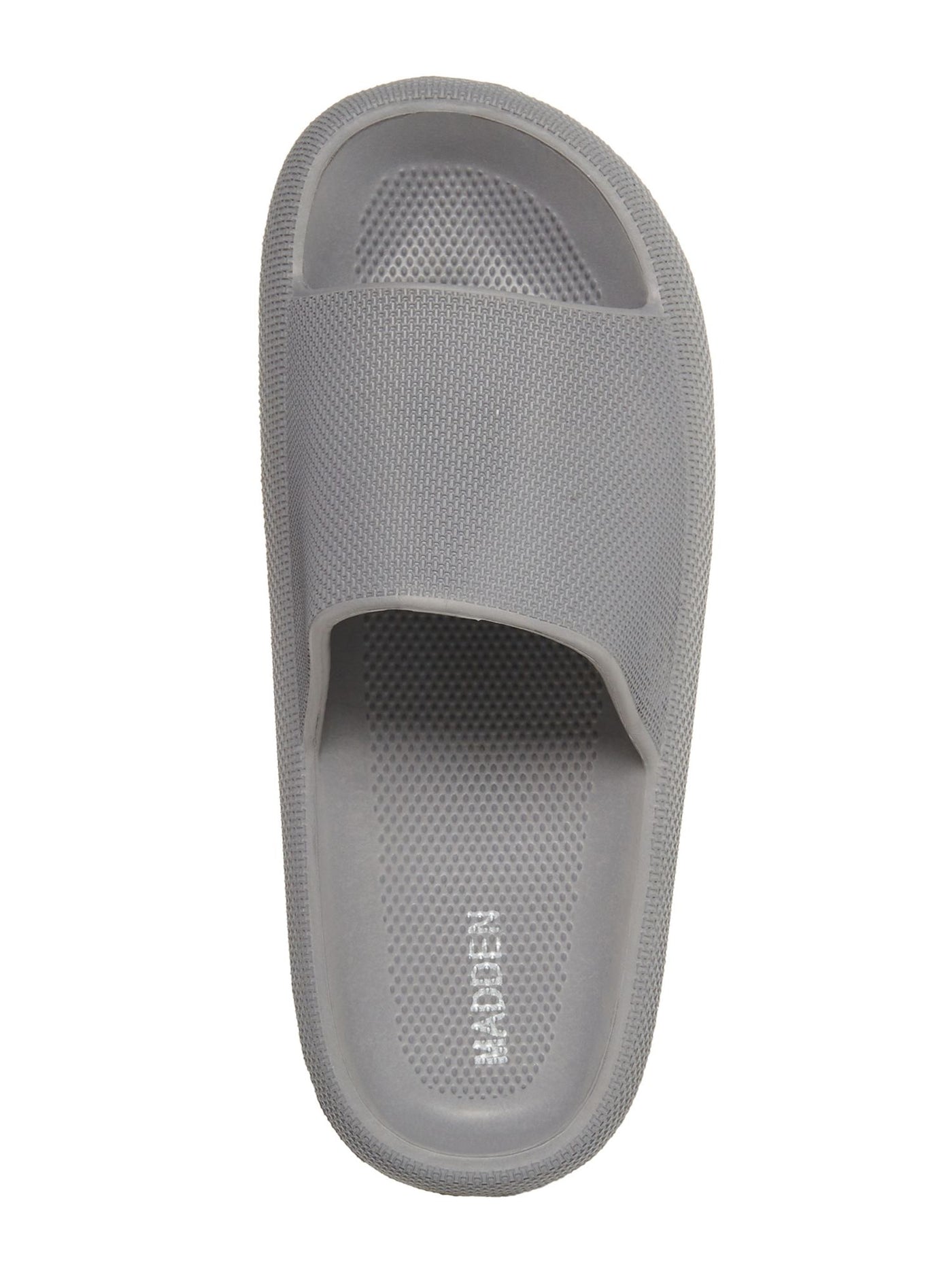 MADDEN Mens Gray Comfort Lightweight Breathable Jaxxed Round Toe Slip On Slide Sandals Shoes 8
