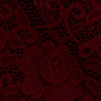 CITY STUDIO Womens Maroon Zippered Pleated Lace Banded Adjustable Spaghetti Strap Scoop Neck Mini Party Fit + Flare Dress