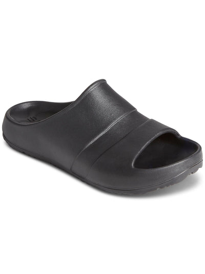 SPERRY Mens Black Padded Float Round Toe Slip On Slide Sandals Shoes 7 M