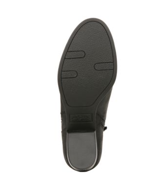 LIFE STRIDE Womens Black Flex Traction Lightweight Zipper Accent Padded Blake Round Toe Block Heel Zip-Up Booties M
