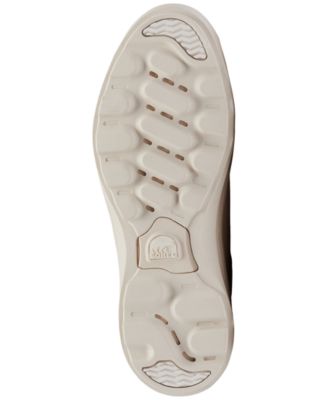 SOREL Womens Ivory Mixed Media Heel Pull-Tab Padded Ona 503 Round Toe Platform Lace-Up Sneakers Shoes