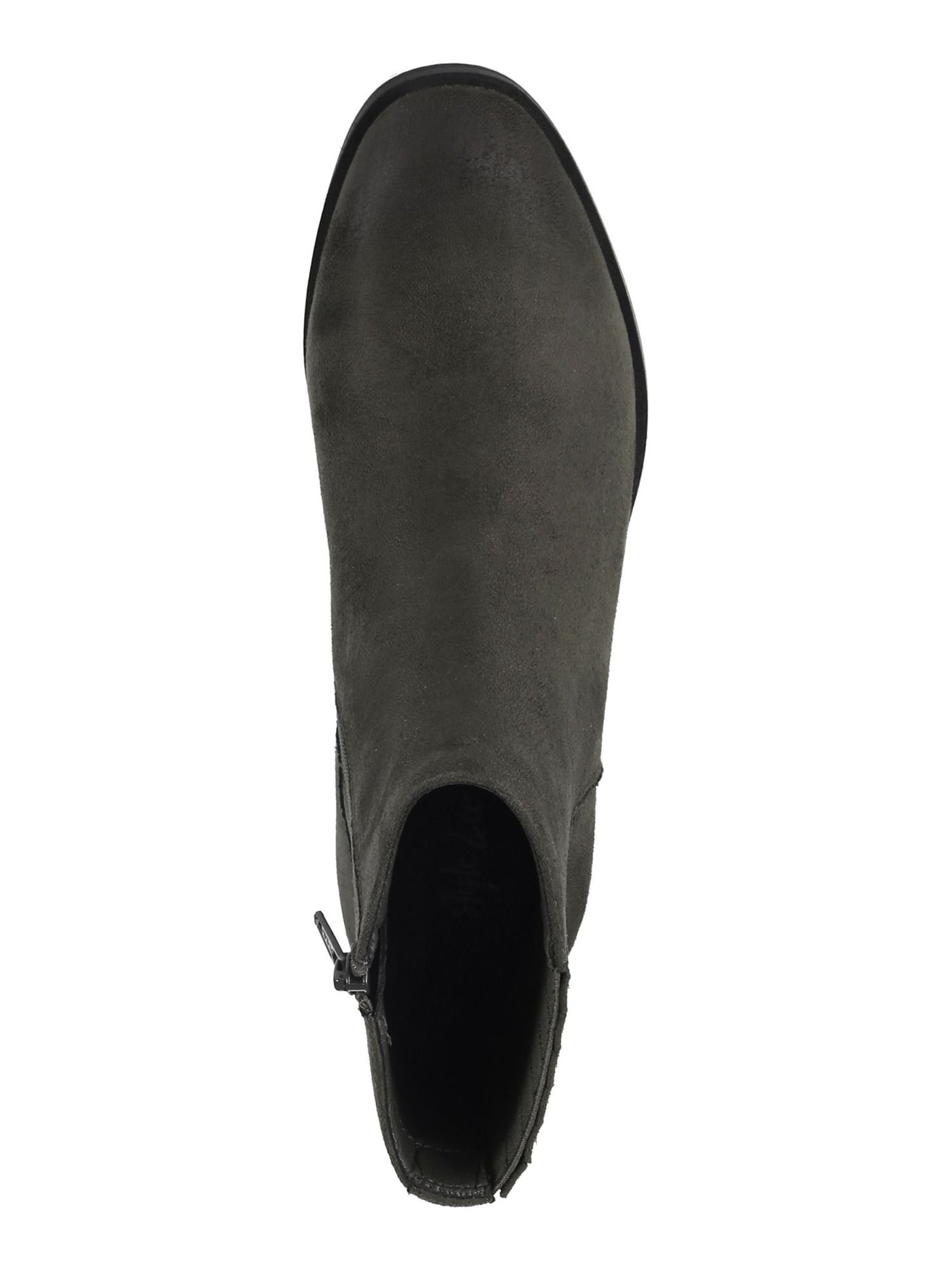 STYLE & COMPANY Womens Gray Heel Pull-Tab Goring Padded Orleyy Round Toe Flare Zip-Up Booties 8 M