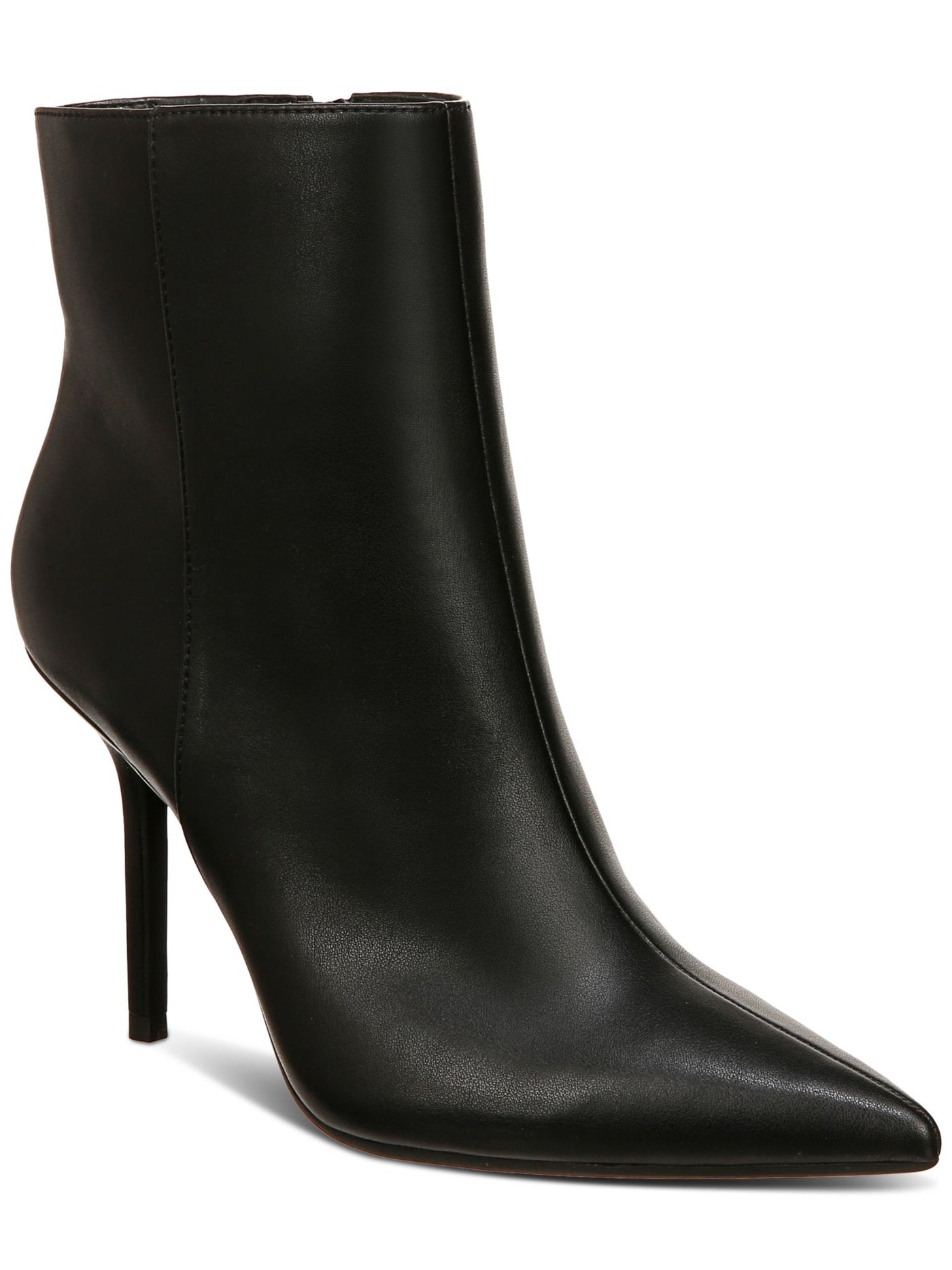 INC Womens Black Goring Padded Holand Pointed Toe Stiletto Zip-Up Dress Booties 9 M