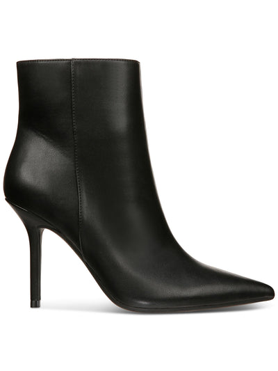 INC Womens Black Goring Padded Holand Pointed Toe Stiletto Zip-Up Dress Booties 9 M