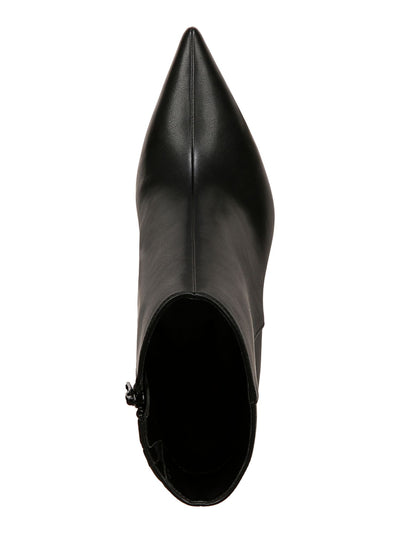 INC Womens Black Goring Padded Holand Pointed Toe Stiletto Zip-Up Dress Booties 7.5 M