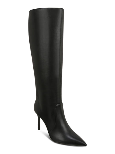 INC Womens Black Stovepipe Fit Goring Padded Havannah Pointed Toe Stiletto Zip-Up Dress Boots 9.5 M