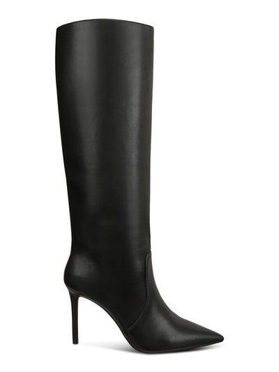 INC Womens Black Stovepipe Fit Goring Padded Havannah Pointed Toe Stiletto Zip-Up Dress Boots 9.5 M