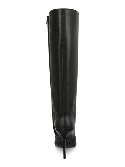 INC Womens Black Stovepipe Fit Goring Padded Havannah Pointed Toe Stiletto Zip-Up Dress Boots 9.5 M
