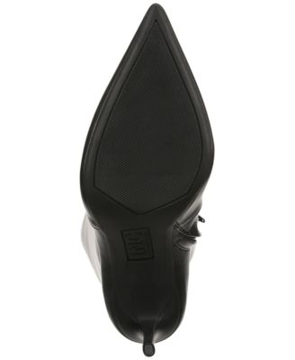 INC Womens Black Stovepipe Fit Goring Padded Havannah Pointed Toe Stiletto Zip-Up Dress Heeled Boots M