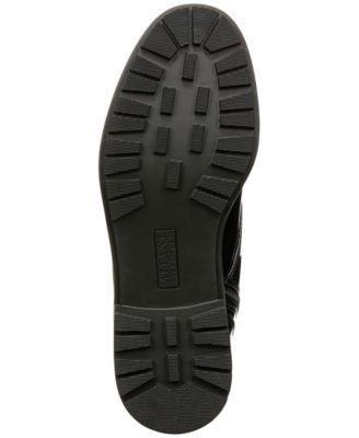 ALFANI Womens Black Lace Up Cushioned Terissa Almond Toe Zip-Up Combat Boots M