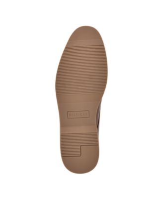 TOMMY HILFIGER Mens Brown Heel Pull-Tab Cushioned Rawstin Cap Toe Lace-Up Chukka Boots M
