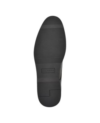 TOMMY HILFIGER Mens Black Cushioned Rawstin Cap Toe Lace-Up Dress Chukka Boots M