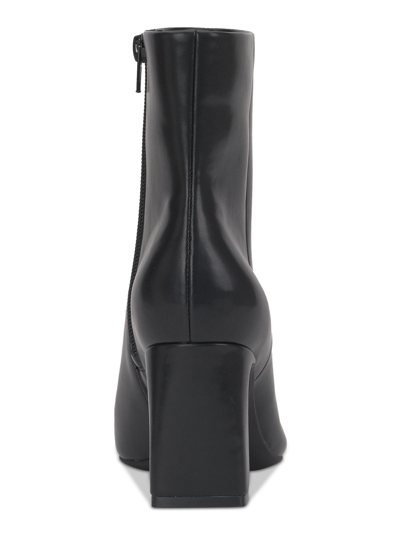 INC Womens Black Flexible Padded Lightweight Odelya Square Toe Block Heel Zip-Up Dress Boots 10.5 M