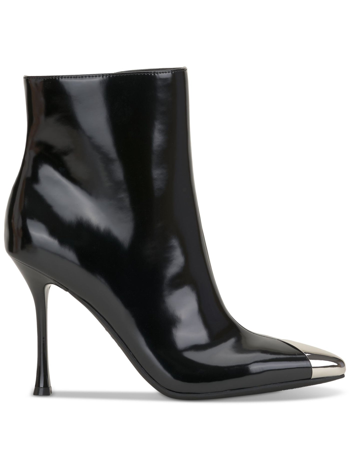 INC Womens Black Cap Toe Padded Breathable Rohese Pointed Toe Flare Zip-Up Dress Boots 7.5 M