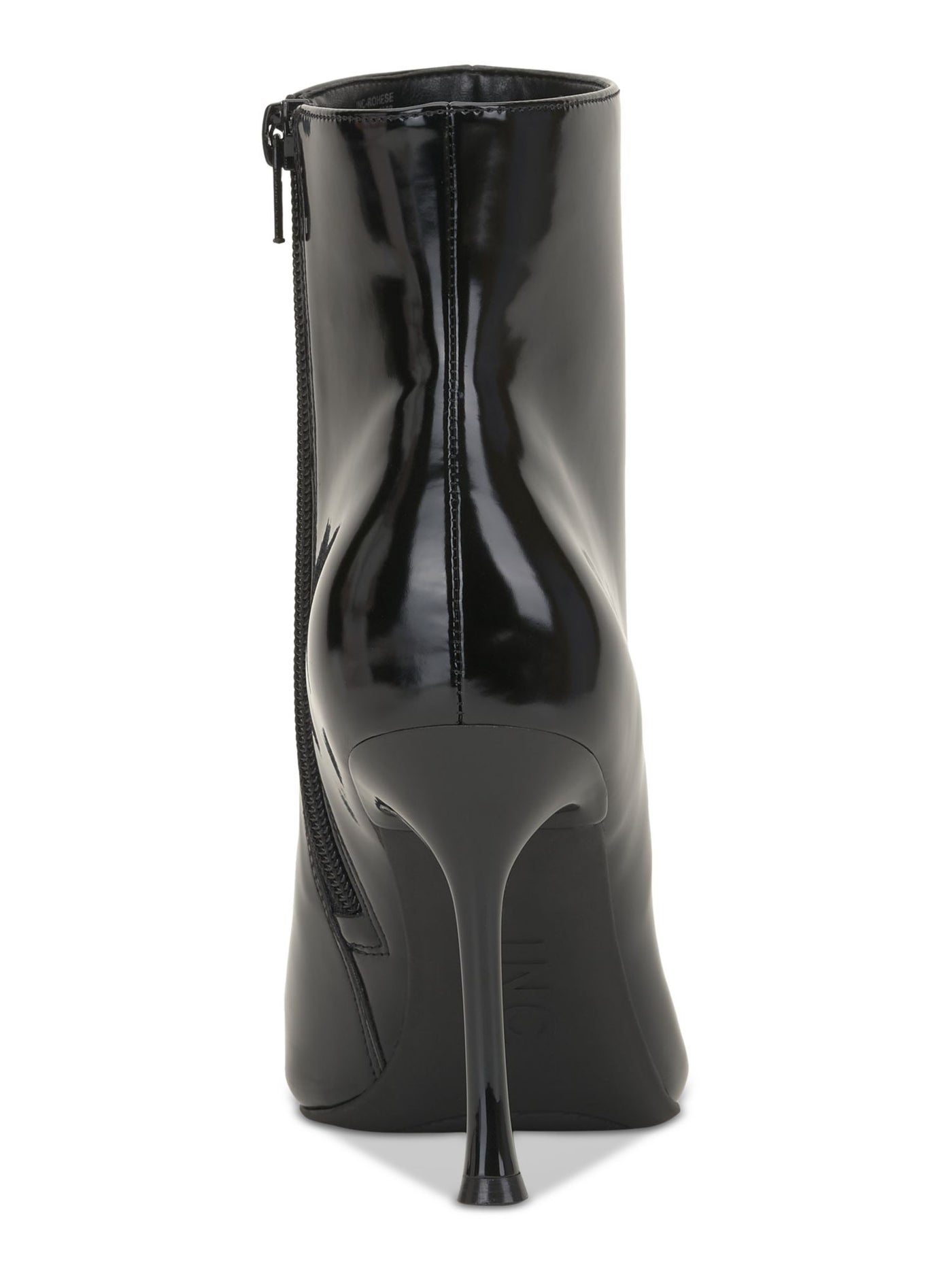INC Womens Black Cap Toe Padded Breathable Rohese Pointed Toe Flare Zip-Up Dress Boots 7.5 M