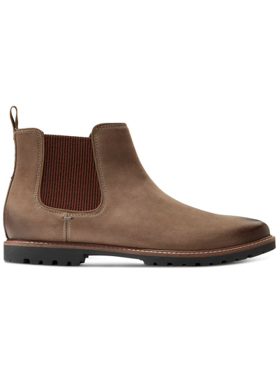 COLE HAAN Mens Brown Padded Lug Sole Goring Water Resistant Midland Round Toe Chelsea Boot 9 M