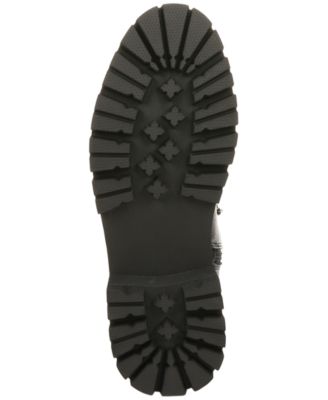 GIANI BERNINI Womens Black Logo Hardware Pull-Tab Arch Support Lug Sole Cushioned Jordyy Round Toe Zip-Up Riding Boot M