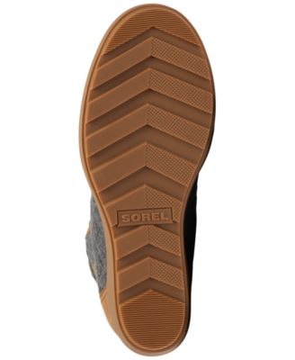 SOREL Womens Brown Mixed Media Padded Back Pull-Tab Waterproof Removable Insole Evie Ii Round Toe Lace-Up Booties