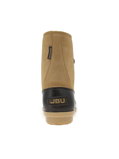 JBU BY JAMBU Mens Brown Color Block Waterproof Padded Maine Round Toe Block Heel Lace-Up Duck Boots 9