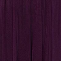 BETSY & ADAM Womens Purple Ruched Zippered Side-beaded Lined Long Sleeve V Neck Full-Length Formal Gown Dress