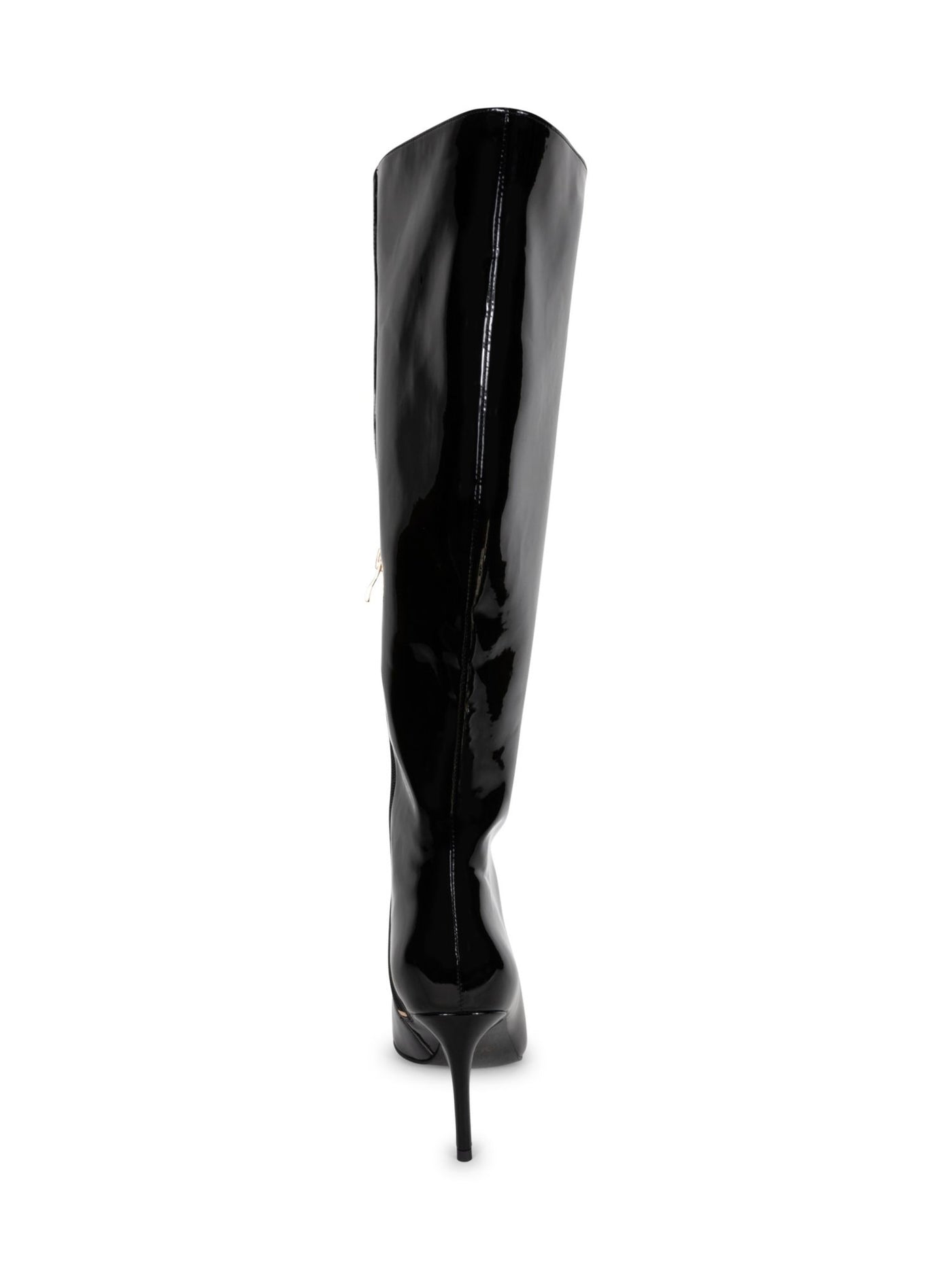 SMASH SHOES Womens Black Padded Kay Pointed Toe Stiletto Zip-Up Dress Boots 13