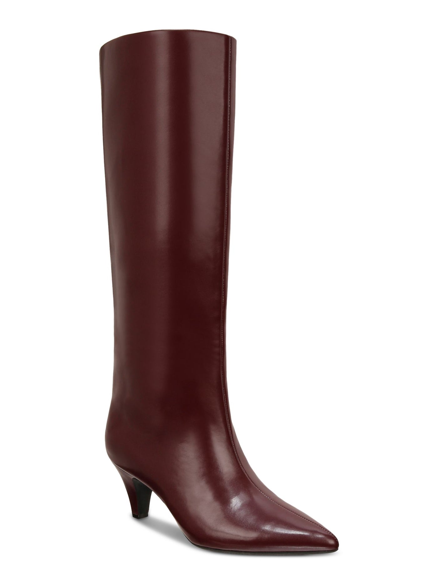 ALFANI Womens Burgundy Padded Kaiaa Pointed Toe Kitten Heel Zip-Up Dress Boots 9 M