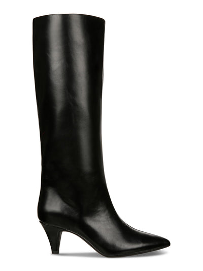 ALFANI Womens Black Padded Kaiaa Pointed Toe Kitten Heel Zip-Up Dress Boots 9.5 M