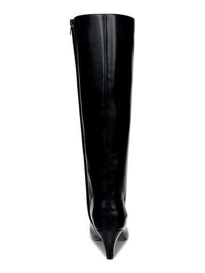 ALFANI Womens Black Padded Kaiaa Pointed Toe Kitten Heel Zip-Up Dress Boots 5.5 M