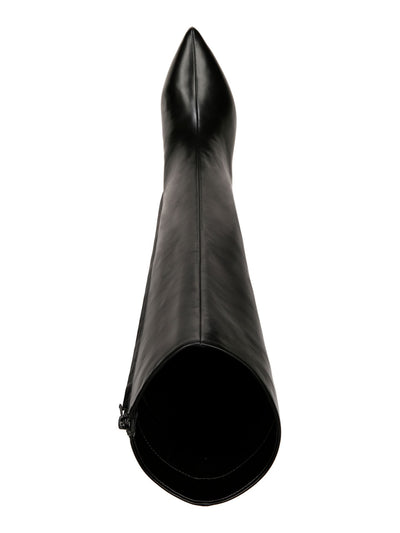 ALFANI Womens Black Padded Kaiaa Pointed Toe Kitten Heel Zip-Up Dress Boots 5.5 M