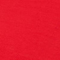 TOMMY HILFIGER Womens Red Tie Zippered Trapunto Stitching Unlined Blouson Sleeve Surplice Neckline Knee Length Faux Wrap Dress