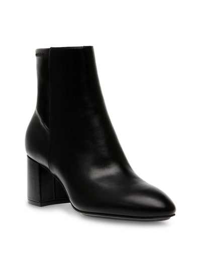 ANNE KLEIN Womens Black Cushioned Clara Pointy Toe Block Heel Zip-Up Booties 7.5 M