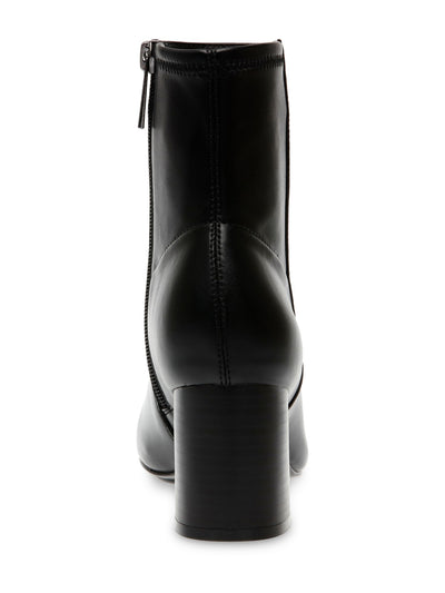 ANNE KLEIN Womens Black Cushioned Clara Pointy Toe Block Heel Zip-Up Booties 7.5 M