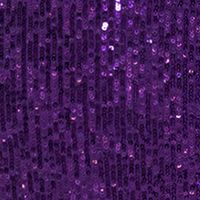 XSCAPE Womens Purple Sequined Slitted Zippered Padded Crossover Accent Short Sleeve Off Shoulder Full-Length Formal Gown Dress