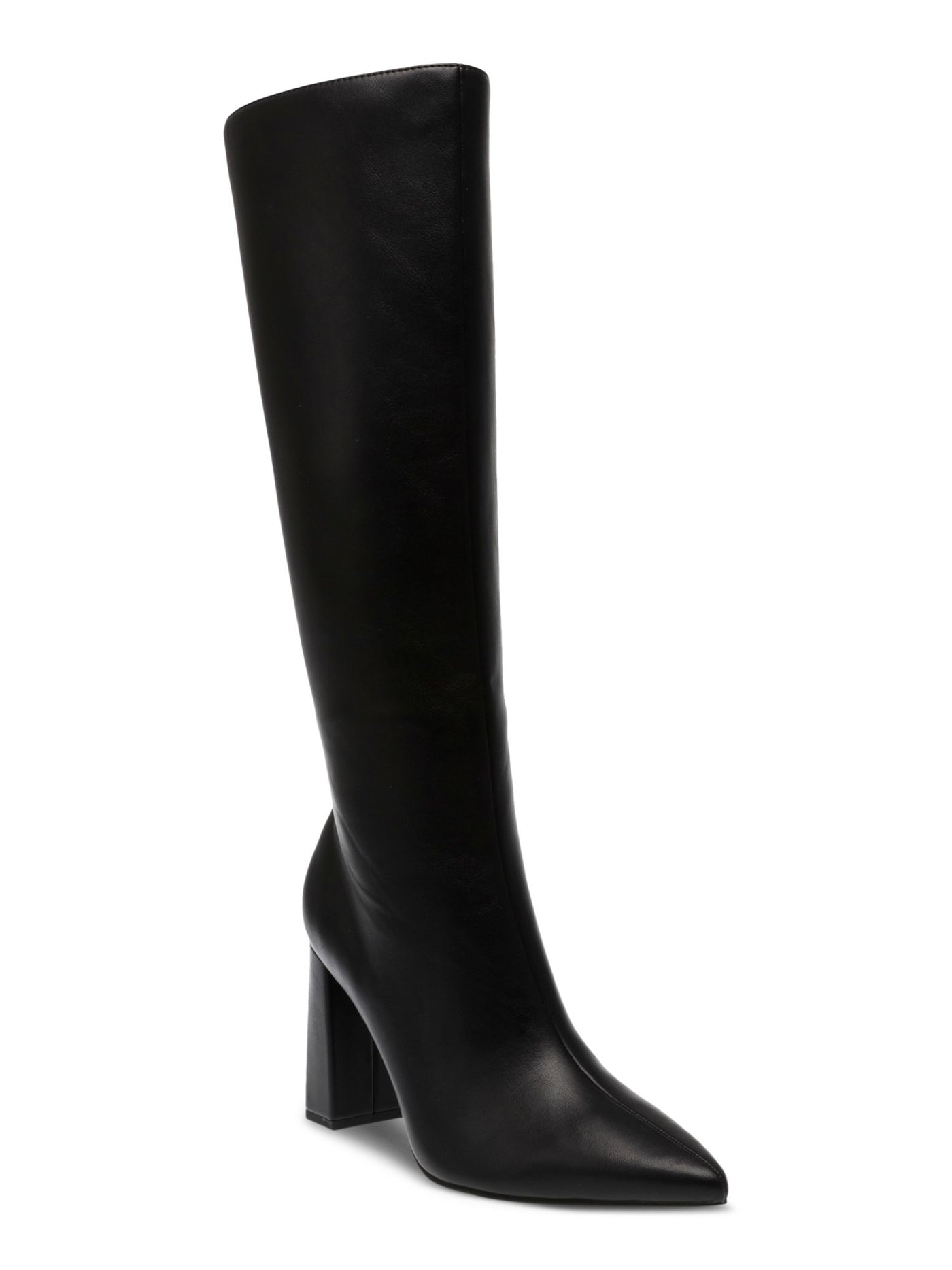 THALIA SODI Womens Black Goring Padded Islah Pointed Toe Block Heel Zip-Up Dress Boots 9.5