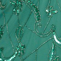 ADRIANNA PAPELL Womens Green Mesh Zippered Lined Cut Out Back Cap Sleeve Sweetheart Neckline Above The Knee Cocktail Sheath Dress