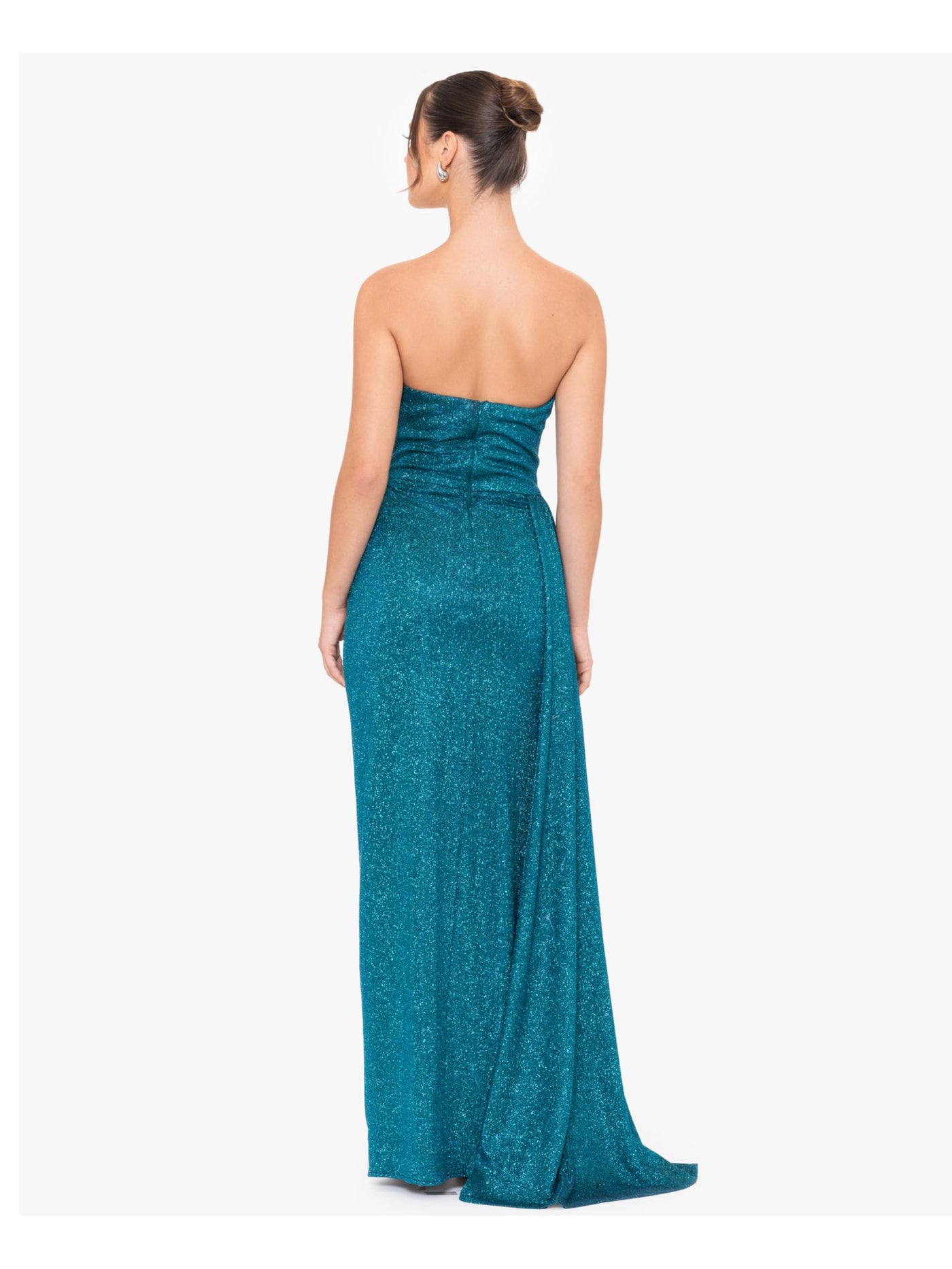 BLONDIE NITES Womens Slitted Sleeveless Sweetheart Neckline Full-Length Formal Gown Dress