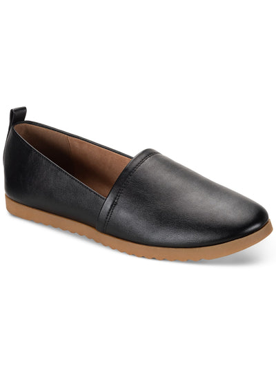 STYLE & COMPANY Womens Black Heel Pull-Tab Goring Cushioned Nolaa Round Toe Slip On Loafers Shoes 7.5 M