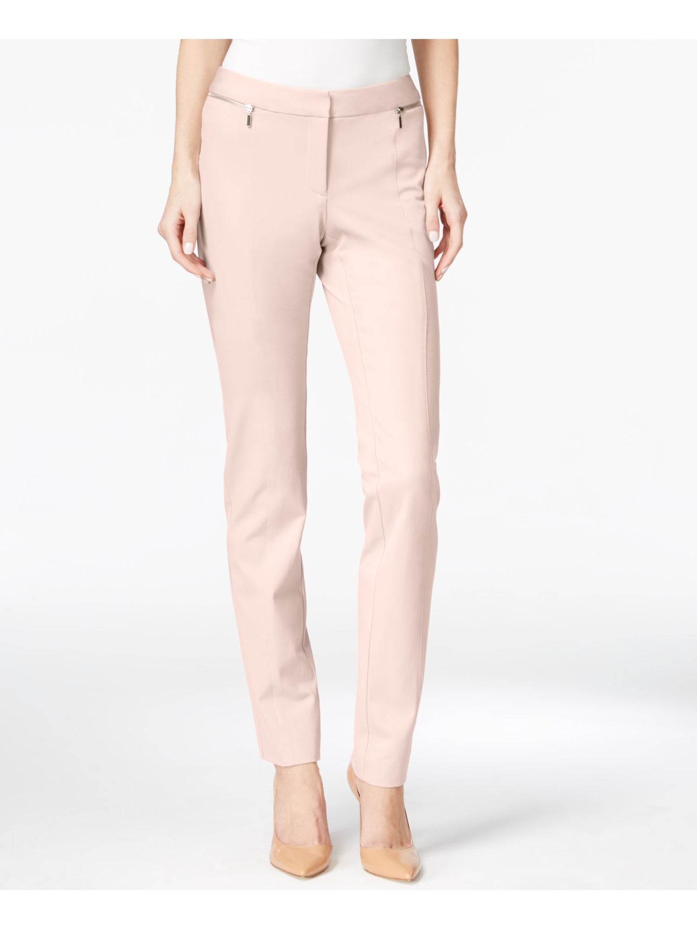 ALFANI Womens Pink Skinny Pants 18