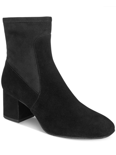 KENNETH COLE Womens Black Comfort Stretch Nikki Square Toe Block Heel Dress Booties 5.5 M