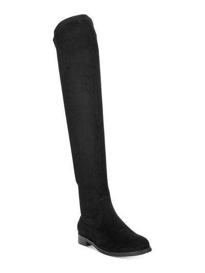 KENNETH COLE Womens Black Slouched Wind-y Round Toe Dress Boots 7 M